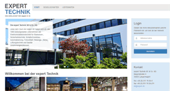 Desktop Screenshot of expert-technik.de