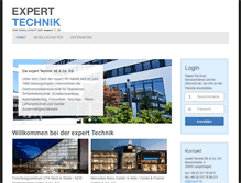 Tablet Screenshot of expert-technik.de